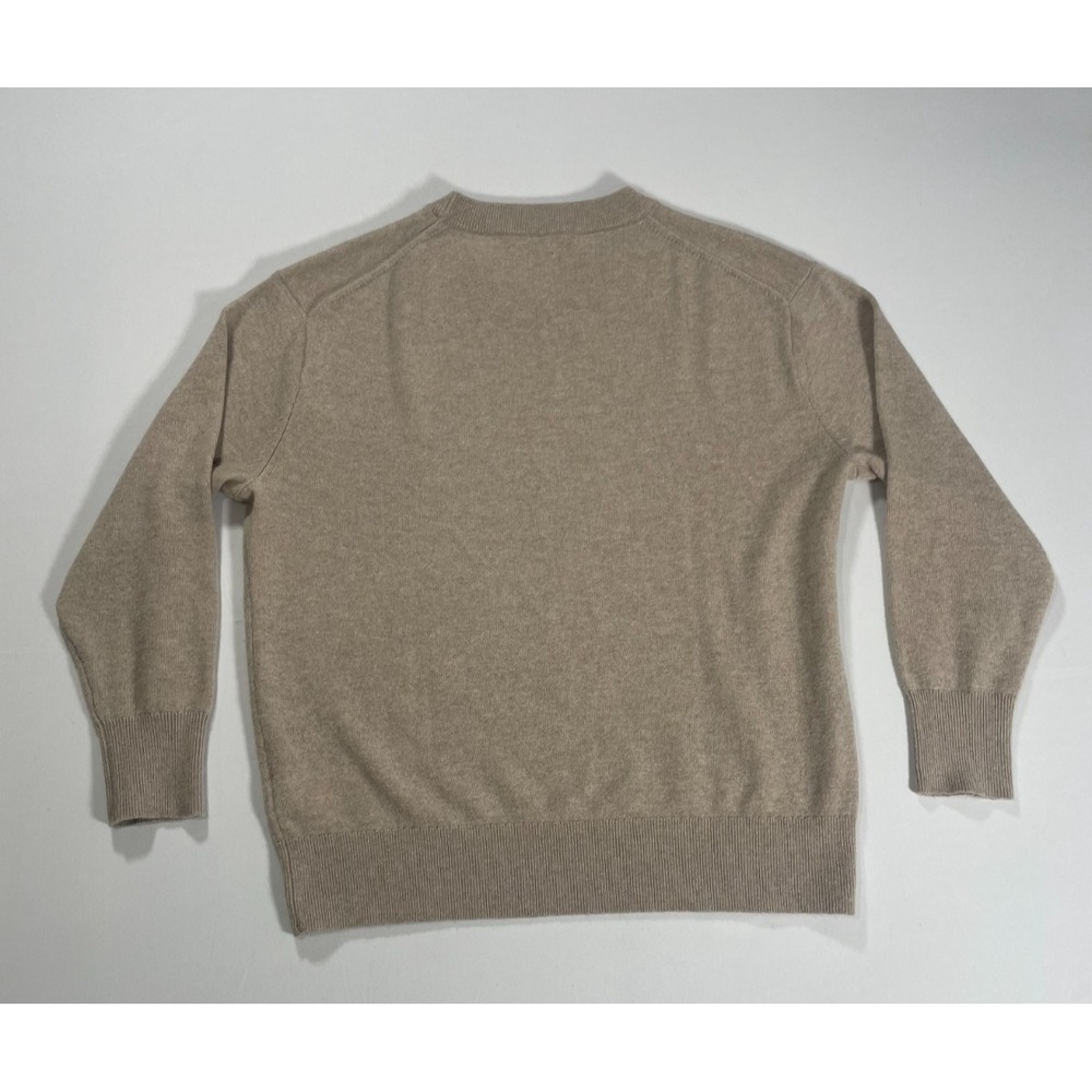 J.Crew Women's Cashmere Relaxed‎ Crewneck Sweater Tan Size XS CB905 - Picture 8 of 10